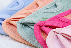rub-free bathing towel (luxurious)